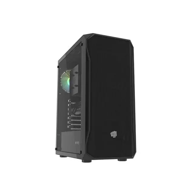 Fury PC Case Shobo SH4 RGB Midi Tower Window Black - Кутии за компютър<<<FURY компютърна