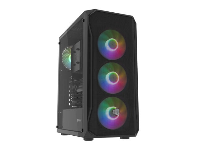 Fury PC Case Shobo SH4F RGB Midi Tower Window Black - Кутии за компютър<<<FURY компютърна