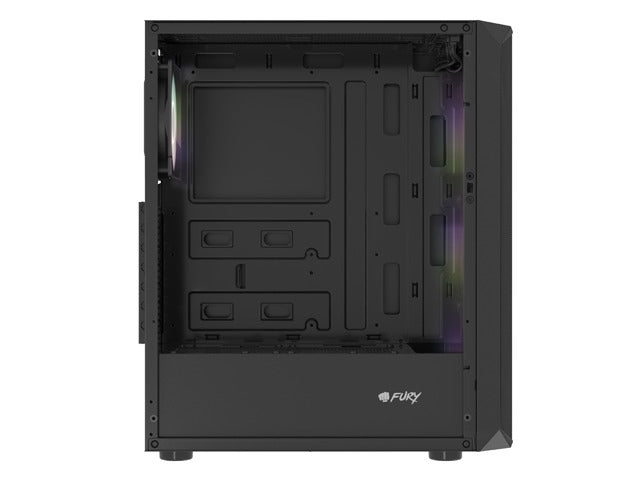 Fury PC Case Shobo SH4F RGB Midi Tower Window Black - Кутии за компютър<<<FURY компютърна