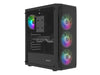 Fury PC Case Shobo SH4F RGB Midi Tower Window Black - Кутии за компютър<<<FURY компютърна
