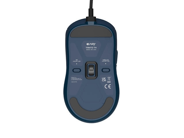 Fury Gaming Mouse Tanto T4 12000DPI Optical With Software RGB Backlight Blue