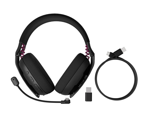 Fury Gaming Headset, Fukiya F6, Wireless With Microphone, Black