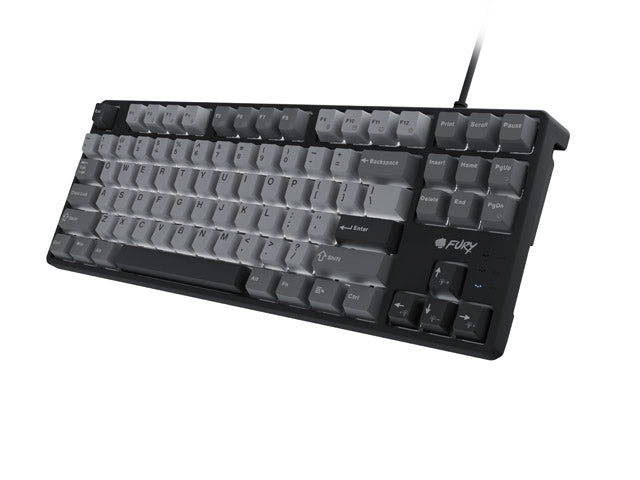 Fury Gaming Keyboard Kanabo K2, US layout, White backlight, Mechanical, Black-Grey