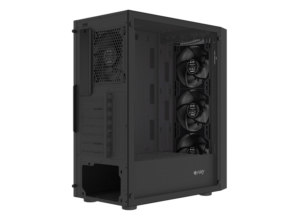FURY SHOBO SH8F MIDI TOWER CASE WITH WINDOW BLACK