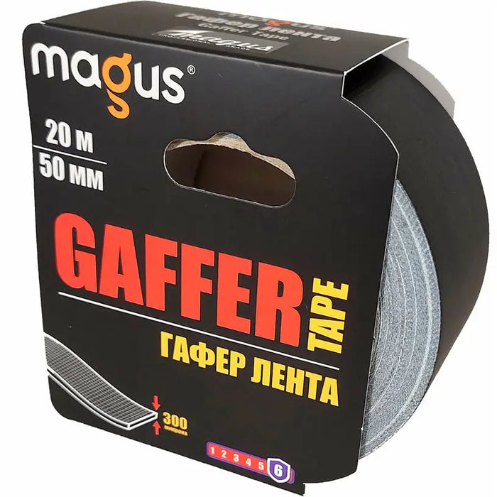 GAFFLER TAPE BLACK 20M / 50MM MAGUS - Ленти<<<Лепила и ленти<<<Подови и стенни покрития<<<Praktiker&&&Ленти<<<Лепила и