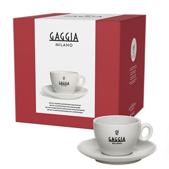 Ceramic cups for Cappuccino GAGGIA 4 pcs.