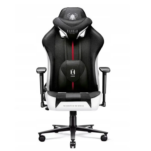 Gaming Chair Diablo Chairs DiabloX-PLAYER 2.0 White Black - Gaming armchairsGAM-FOT<<<PC