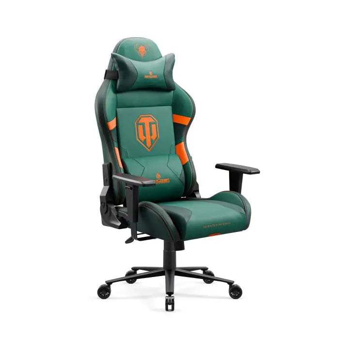 Gaming Chair Diablo Chairs Diablo X-One 2.0 World of Tanks Blue Green - Gaming armchairsGAM-FOT<<<PC