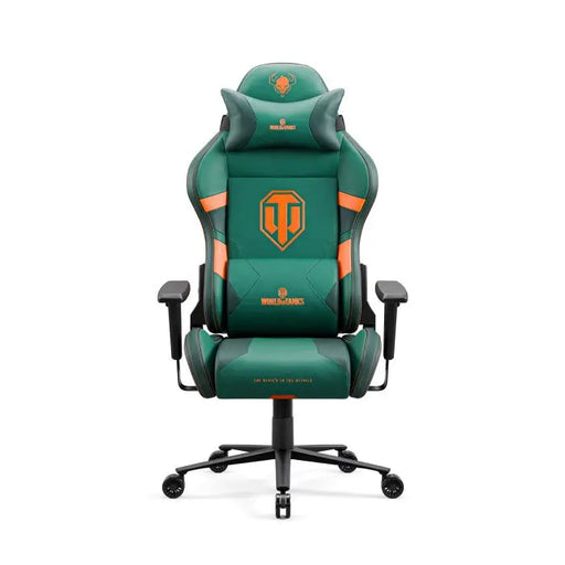 Gaming Chair Diablo Chairs Diablo X-One 2.0 World of Tanks Blue Green - Gaming armchairsGAM-FOT<<<PC
