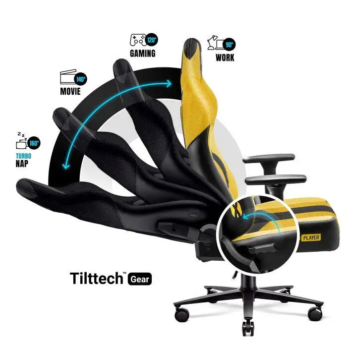 Gaming Chair Diablo Chairs Diablo X-PLAYER 2.0. KING Yellow Black - Gaming armchairsGAM-FOT<<<PC