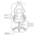 Gaming Chair EDM 75194 White Black - Компютър Игри<<<Компютри| Електроника<<<BigBuy&&&Аксесоари за Игри<<<Компютър