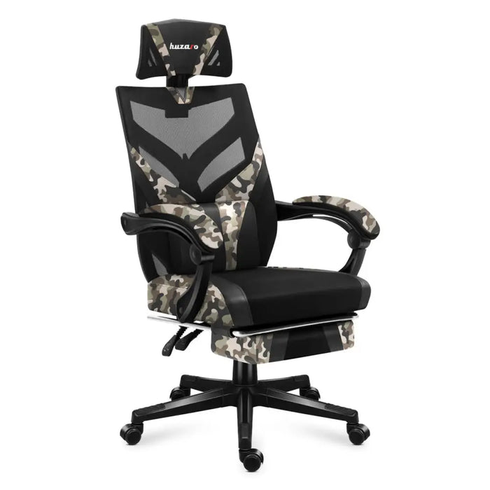 Gaming Chair Huzaro Combat 5.0 Black - Аксесоари за Игри<<<Компютър Игри<<<Компютри| Електроника<<<BigBuy&&&Gaming