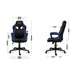 Gaming Chair Huzaro FORCE 2.5 Blue Black - Аксесоари за Игри<<<Компютър Игри<<<Компютри| Електроника<<<BigBuy&&&Gaming