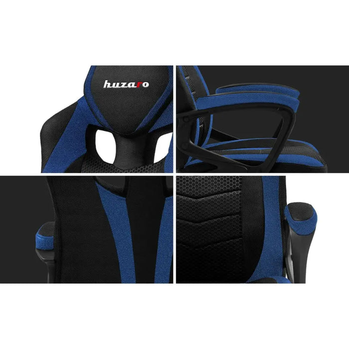 Gaming Chair Huzaro FORCE 2.5 Blue Black - Аксесоари за Игри<<<Компютър Игри<<<Компютри| Електроника<<<BigBuy&&&Gaming