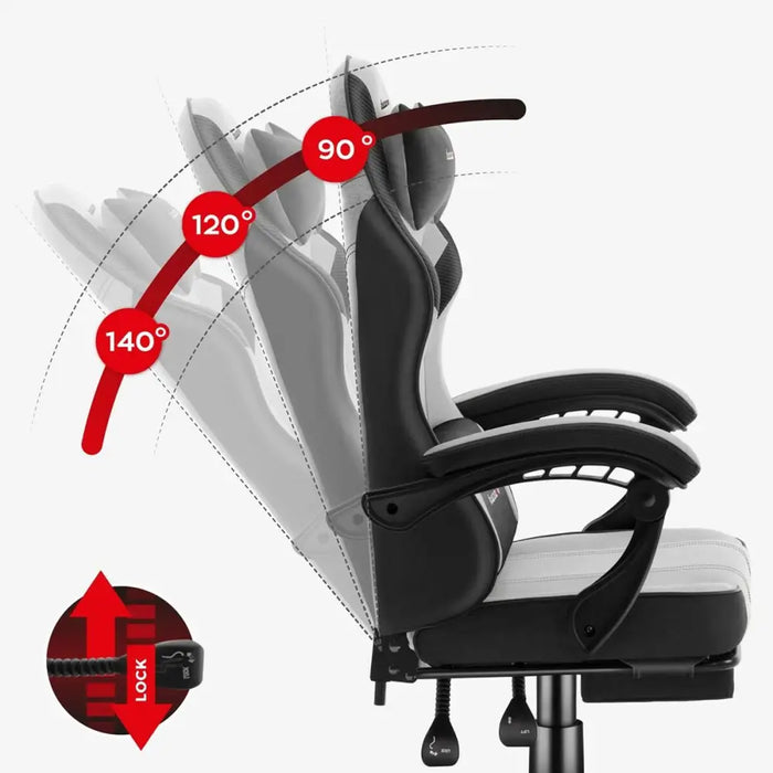 Gaming Chair Huzaro HZ-FORCE 3.7 GREY - Аксесоари за Игри<<<Компютър Игри<<<Компютри| Електроника<<<BigBuy&&&Gaming