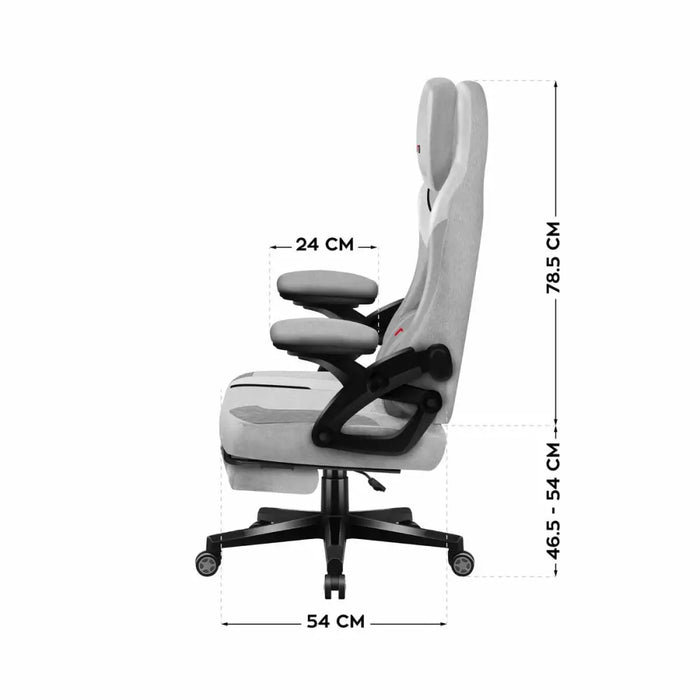 Gaming Chair Huzaro HZ-FORCE 4.6 GREY - Аксесоари за Игри<<<Компютър Игри<<<Компютри| Електроника<<<BigBuy&&&Gaming