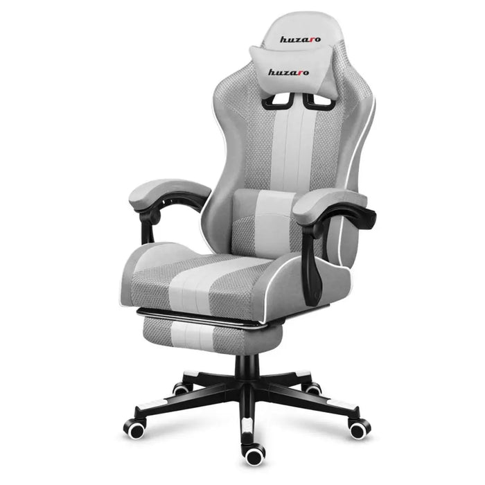 Gaming Chair Huzaro HZ-Force 4.7 White Mesh White Grey - Аксесоари за Игри<<<Компютър Игри<<<Компютри|