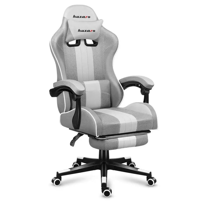 Gaming Chair Huzaro HZ-Force 4.7 White Mesh White Grey - Аксесоари за Игри<<<Компютър Игри<<<Компютри|
