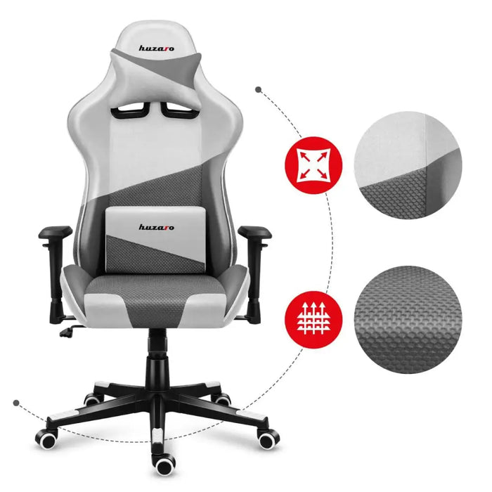 Gaming Chair Huzaro Hz-Force 6.2 White Mesh White - Аксесоари за Игри<<<Компютър Игри<<<Компютри|