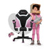 Gaming Chair Huzaro HZ-Ranger 1.0 pink mesh Black/Pink Kids - Аксесоари за Игри<<<Компютър Игри<<<Компютри|