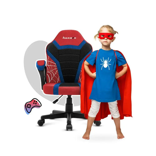 Gaming Chair Huzaro HZ-Ranger 1.0 Spider Blue Black Red - Аксесоари за Игри<<<Компютър Игри<<<Компютри|