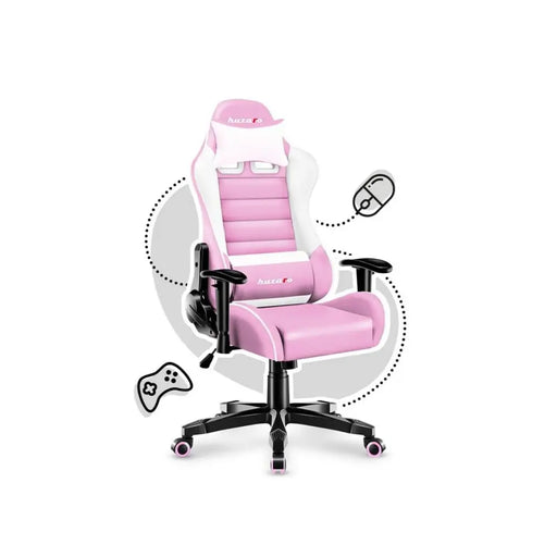 Gaming Chair Huzaro HZ-Ranger 6.0 Pink White - Аксесоари за Игри<<<Компютър Игри<<<Компютри|