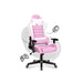 Gaming Chair Huzaro HZ-Ranger 6.0 Pink White - Аксесоари за Игри<<<Компютър Игри<<<Компютри|