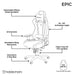 Gaming chair noblechairs EPIC Black Edition - Геймърски столове<<<Геймърска периферия<<<ValiAPI
