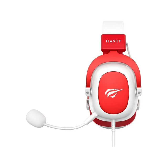 Gaming Earpiece with Microphone Havit H2002d White Red - Микрофони и слушалки<<<Електроника Периферни и резервни