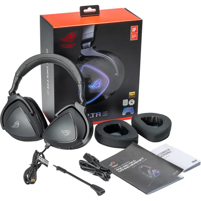 Gaming headphones ASUS ROG Delta S USB-C Aura Sync RGB - Геймърски слушалки<<<Геймърска периферия<<<ValiAPI&&&Гейминг