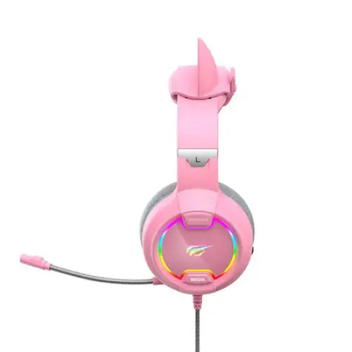 Gaming headphones Havit GAMENOTE H2233d RGB (pink) - Wired<<<Headphones<<<Audio<<<InnproXML