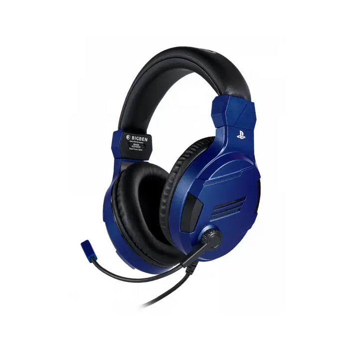 Gaming headphones Nacon Bigben PS4 Official Headset V3 Blue Microphone Blue - Геймърски слушалки<<<Геймърска