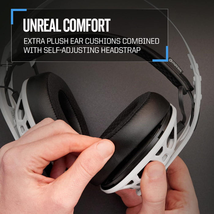 Gaming headset NACON RIG 500 PRO HC V2 White - Геймърски слушалки<<<Геймърска периферия<<<ValiAPI