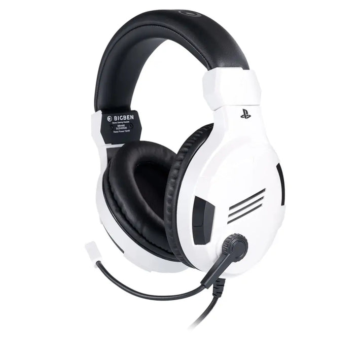 Gaming Headset with Microphone Big Ben Interactive PS4OFHEADSETV3WHITE White Black/White - Електроника Периферни и