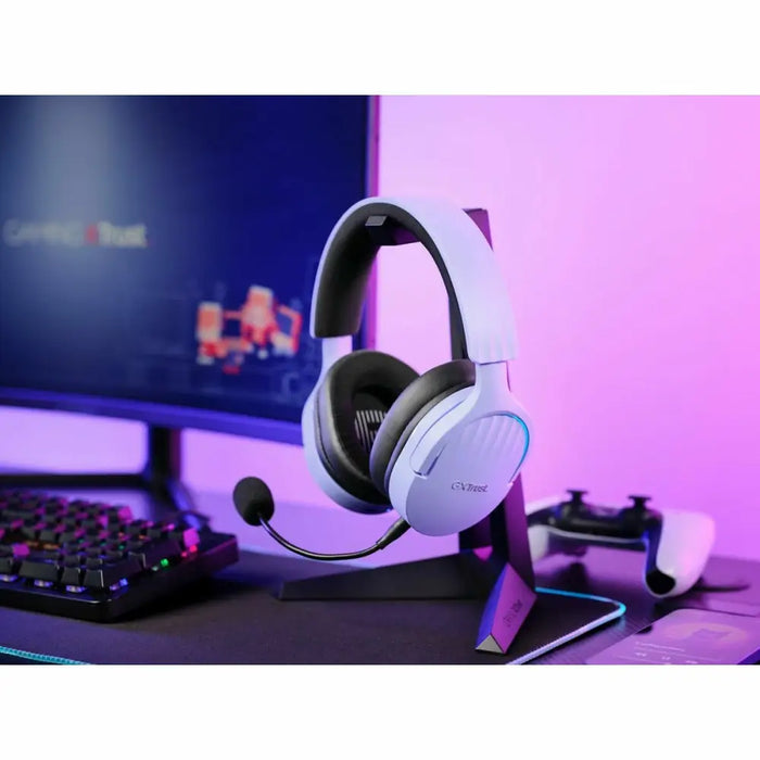 Gaming Headset with Microphone Trust GXT 491 Black Purple - Електроника Периферни и резервни части<<<Компютри|