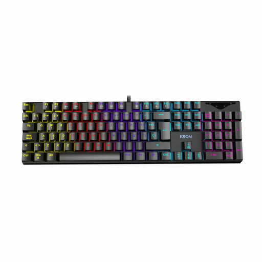 Gaming Keyboard Krom Kasic Black Qwerty US - Компютър Игри<<<Компютри| Електроника<<<BigBuy&&&Gaming