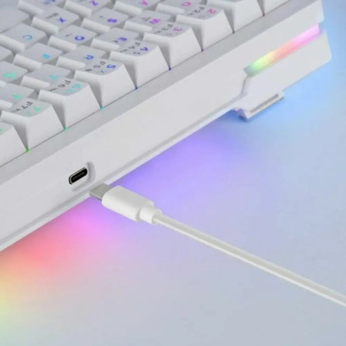 Gaming Keyboard Mars Gaming MKMINIPROWYES Qwerty US White - Електроника Периферни и резервни части<<<Компютри|