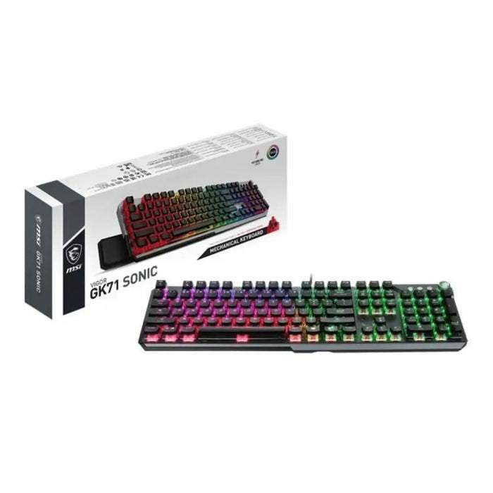 Gaming Keyboard MSI VIGOR GK71 SONIC RED FR AZERTY French - Компютър Игри<<<Компютри| Електроника<<<BigBuy&&&Gaming