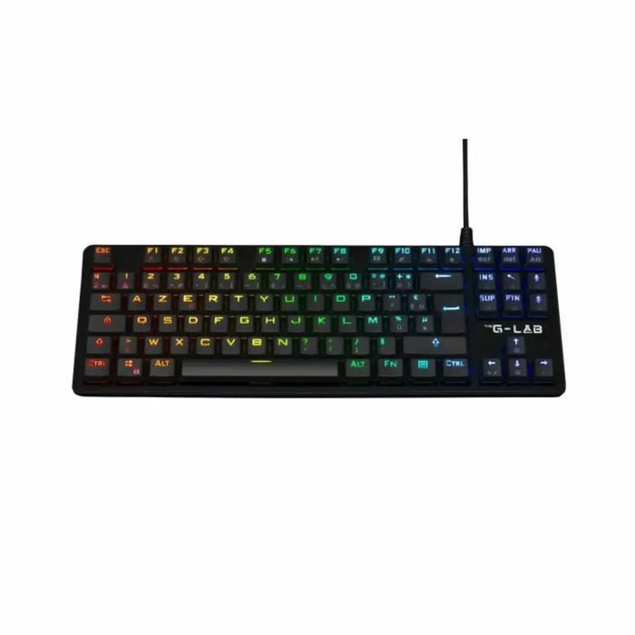 Gaming Keyboard The G-Lab KEYZ PLATI. TKL Black Azerty French - Електроника Периферни и резервни части<<<Компютри|