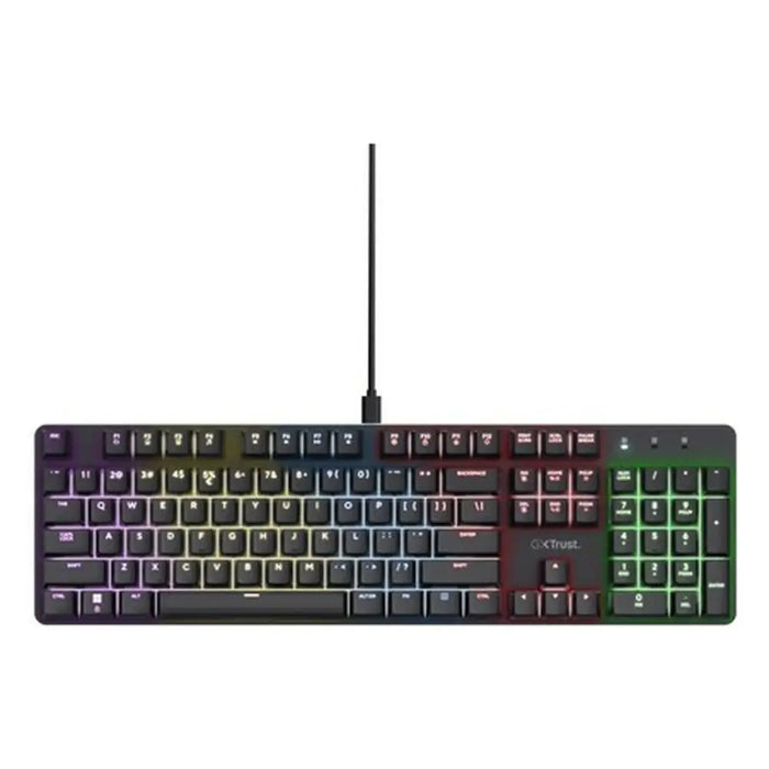 Gaming Keyboard Trust GXT 871 Zora Black Multicolour QWERTY Qwerty US - Gaming клавиатури<<<Компютър Игри<<<Компютри|