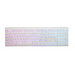 Gaming Mechanical Keyboard Ducky One 3 Pure White Full Size Hotswap Cherry MX Clear RGB PBT Keycaps - Геймърски