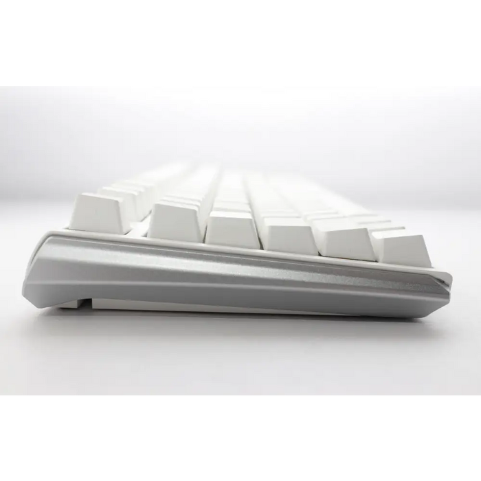 Gaming Mechanical Keyboard Ducky One 3 Pure White TKL Hotswap Cherry MX Red RGB PBT Keycaps - Геймърски