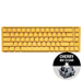 Gaming mechanical keyboard Ducky One 3 Yellow SF 65 Cherry MX Clear switches - Геймърски клавиатури<<<Геймърска