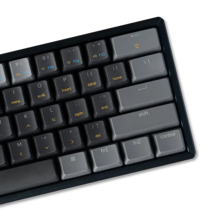 Gaming Mechanical Keyboard Keychron K12 Hot-Swappable 60% Gateron Blue Switch White LED ABS - Геймърски