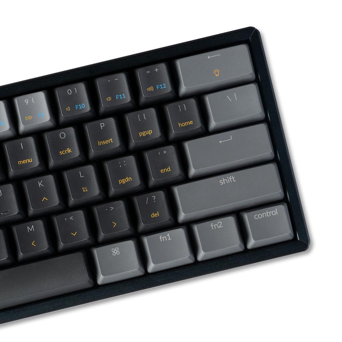 Gaming Mechanical Keyboard Keychron K12 Hot-Swappable Aluminum 60% Gateron Brown Switch RGB LED ABS - Геймърски