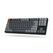 Gaming Mechanical Keyboard Keychron K8 Aluminum TKL Gateron Blue Switch RGB LED Gateron Blue Switch ABS - Геймърски