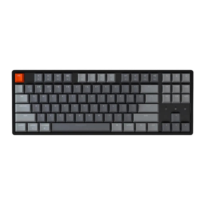 Gaming Mechanical Keyboard Keychron K8 Aluminum TKL Gateron Blue Switch RGB LED Gateron Blue Switch ABS - Геймърски