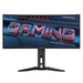 Gaming monitor GIGABYTE MO34WQC - 34’’ QD-OLED WQHD 175Hz 0.03ms Vesa ClearMR 10000 HDR 400 KVM - Монитори и публични