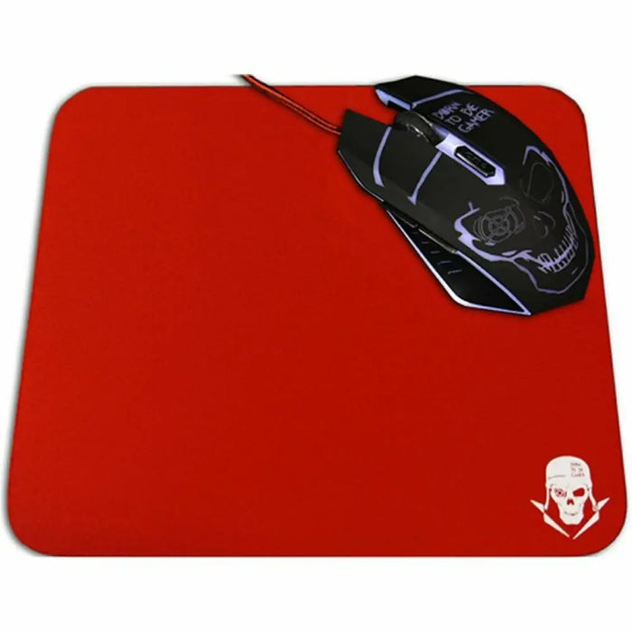 Gaming Mouse Mat Skullkiller GMPR1 Non-slip Red - Електроника Телефони и таблети<<<Компютри| Електроника<<<BigBuy&&&USB