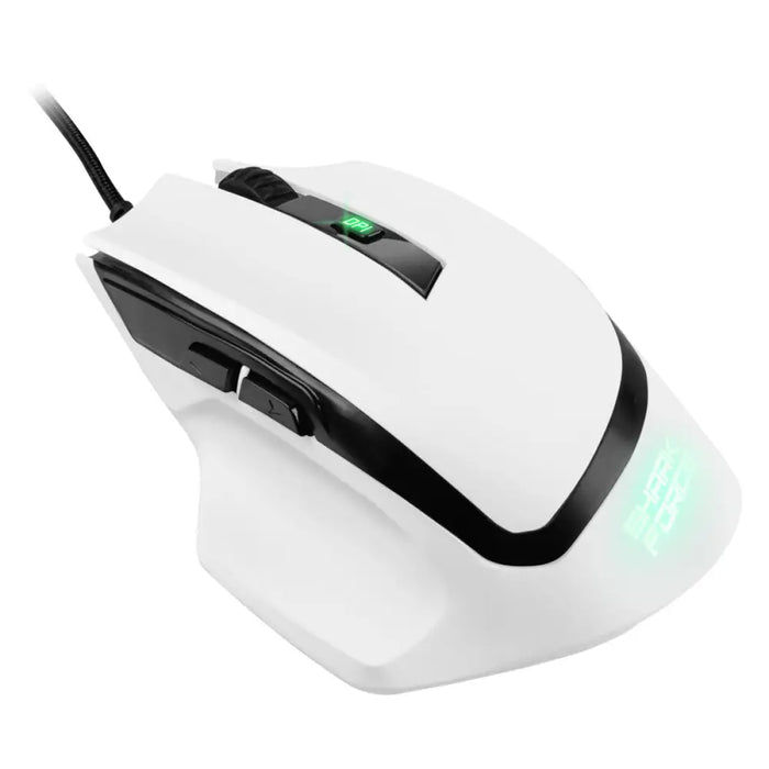 Gaming Mouse Sharkoon SHARK Force II White - Компютър Игри<<<Компютри| Електроника<<<BigBuy&&&Гейминг Мишка и Подложка
